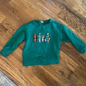 Size 7 Christmas sweatshirt